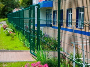 3D заборы для детского сада 80 метров фото в Деденево