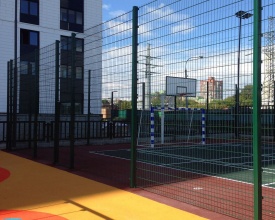 3D заборы для спортивной площадки 60 метров фото в Деденево