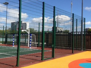 3D заборы для спортивной площадки 15 метров фото в Деденево