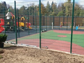 Забор на детскую площадку 50 метров фото в Деденево