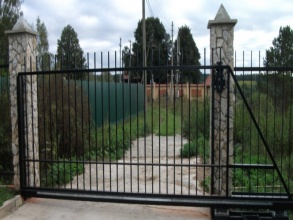 Откатные ворота решетчатые - пример 17 фото под ключ с установкой